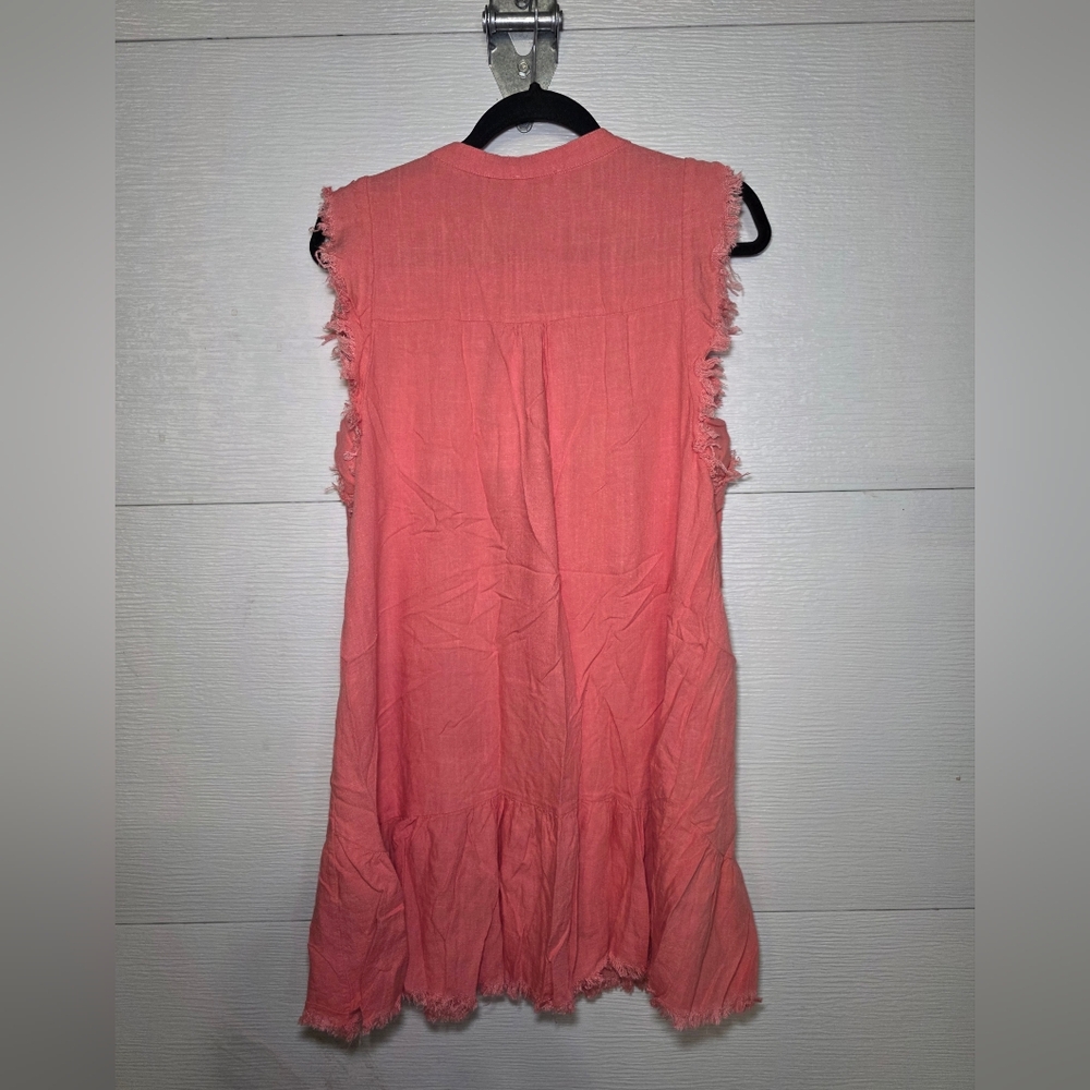 Umgee Coral Crewneck Dress - Picture 3 of 3